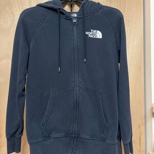 The north face zip up hoodie